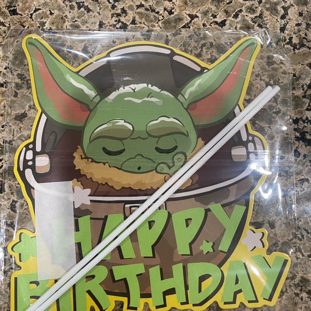 Baby Yoda-the child birthday decore